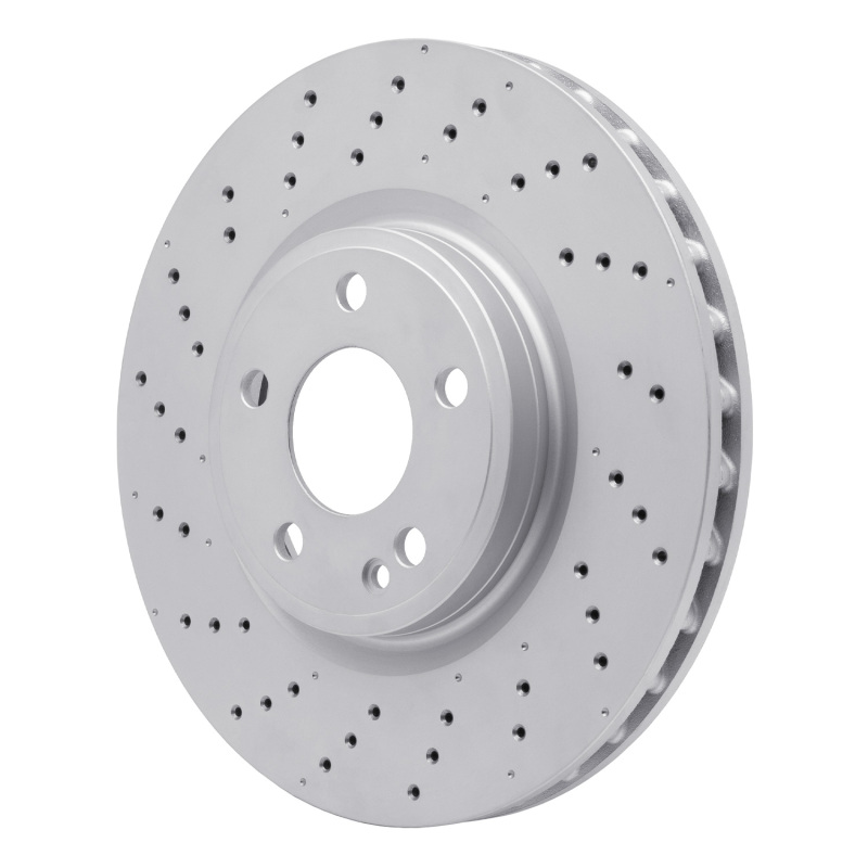 Picture of DFC 14-20 Infiniti QX30 Front Drilled Hi-Carbon Alloy Geomet Coated Rotor