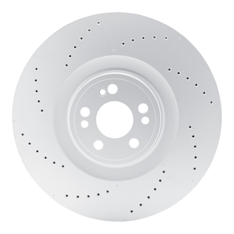 Picture of DFC 21-25 Mercedes-Benz GLE53 AMG SUV Front Drilled Hi-Carbon Alloy Geomet Coated Rotor