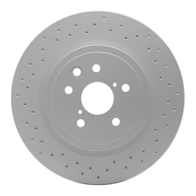 Picture of DFC 08-14 Lexus IS F Rear Drilled Hi-Carbon Alloy Geomet Coated Rotor