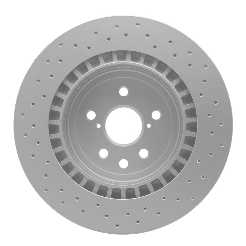 Picture of DFC 08-14 Lexus IS F Rear Drilled Hi-Carbon Alloy Geomet Coated Rotor