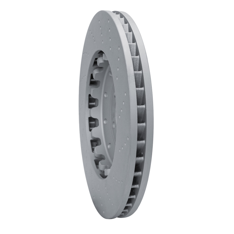 Picture of DFC 14-18 Audi RS7 Front Drilled Hi-Carbon Alloy Geomet Coated Rotor