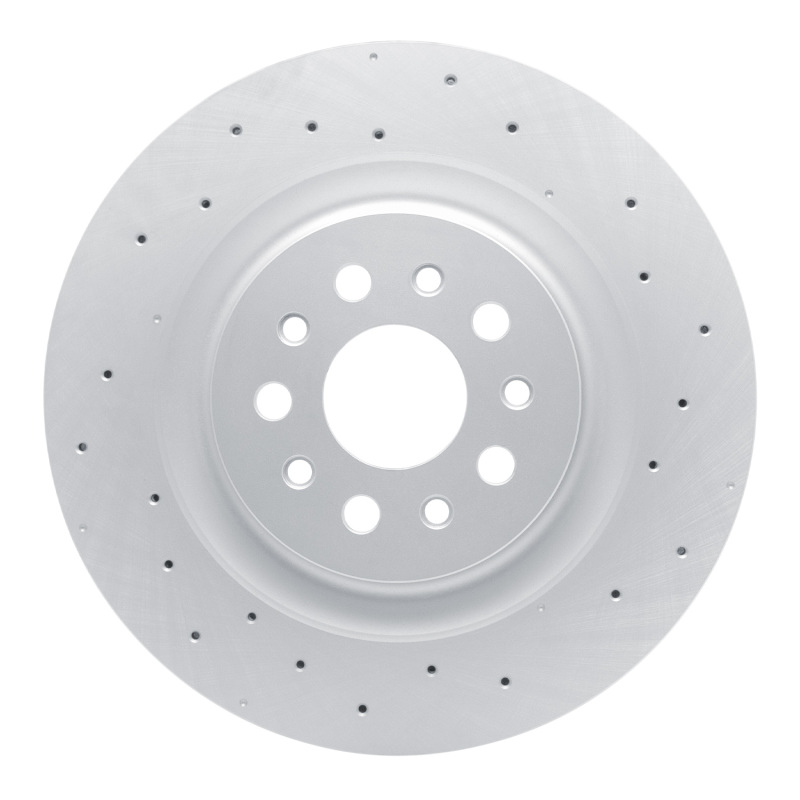 Picture of DFC 14-24 Maserati Quattroporte Rear Drilled Hi-Carbon Alloy Geomet Coated Rotor