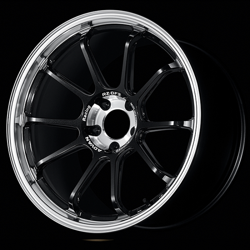 Picture of Advan RZ-DF2 20x10.5 / +15 Offset / 5x114.3 / 73mm Bore / Diamond Cut and Racing Titanium Black