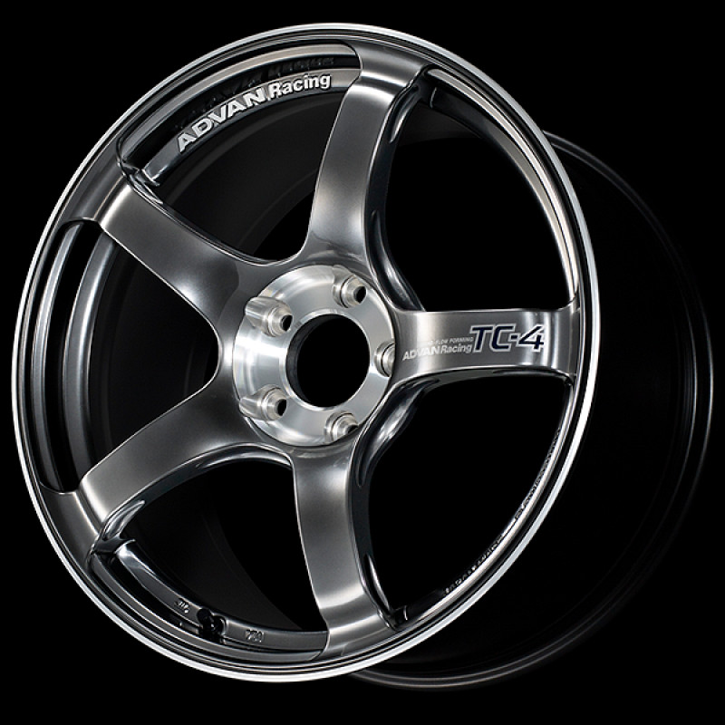 Picture of Advan TC-4 SE 15x7.0 / +42 Offset / 4x100 / 63mm Bore / Racing Hyper Black and Diamond Cut