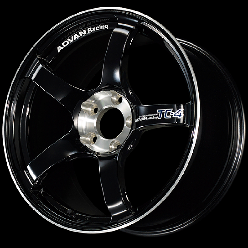 Picture of Advan TC-4 SE 16x6.5 / +37 Offset / 4x100 / 63mm Bore / Racing Gloss Black and Diamond Cut