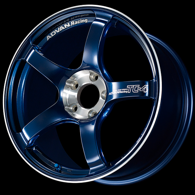 Picture of Advan TC-4 SE 16x7.0 / +44 Offset / 5x114.3 / 73mm Bore / Racing Indigo Blue and Diamond Cut