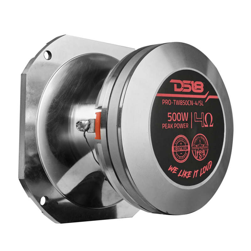 Picture of DS18 4in Super Bullet Tweeter Neodymium 250 Watts RMS 1.5in PEI Vc 4 ohm Black