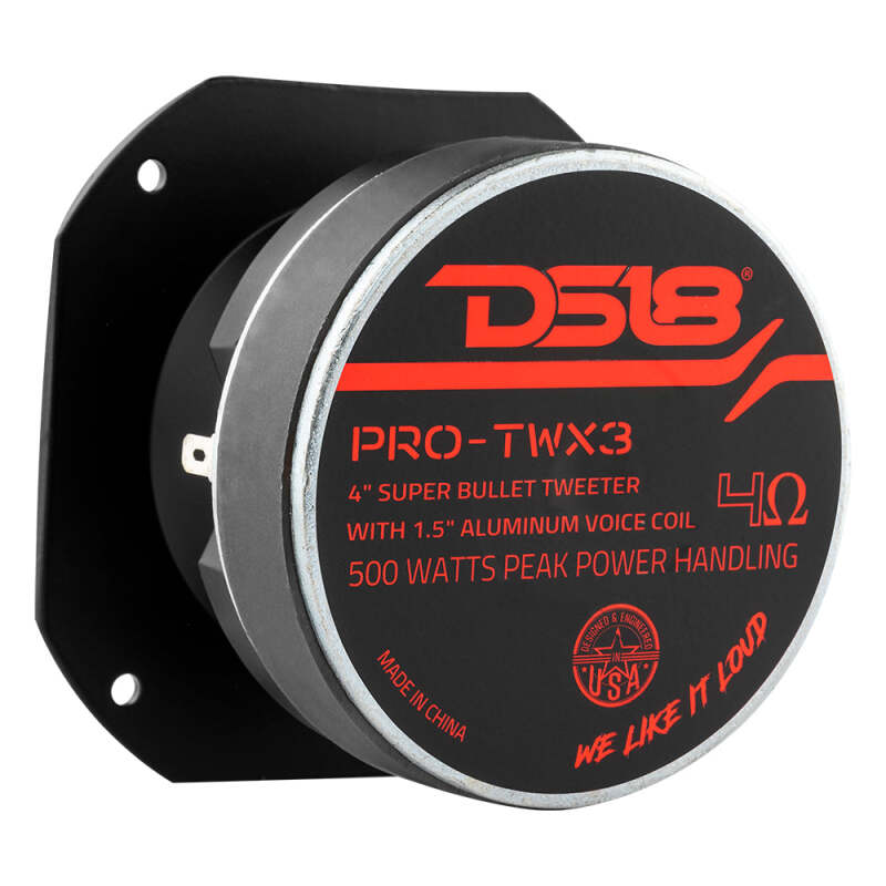 Picture of DS18 4in Super Bullet Tweeter 250 Watts RMS 1.5in Titanium Vc 4 ohm