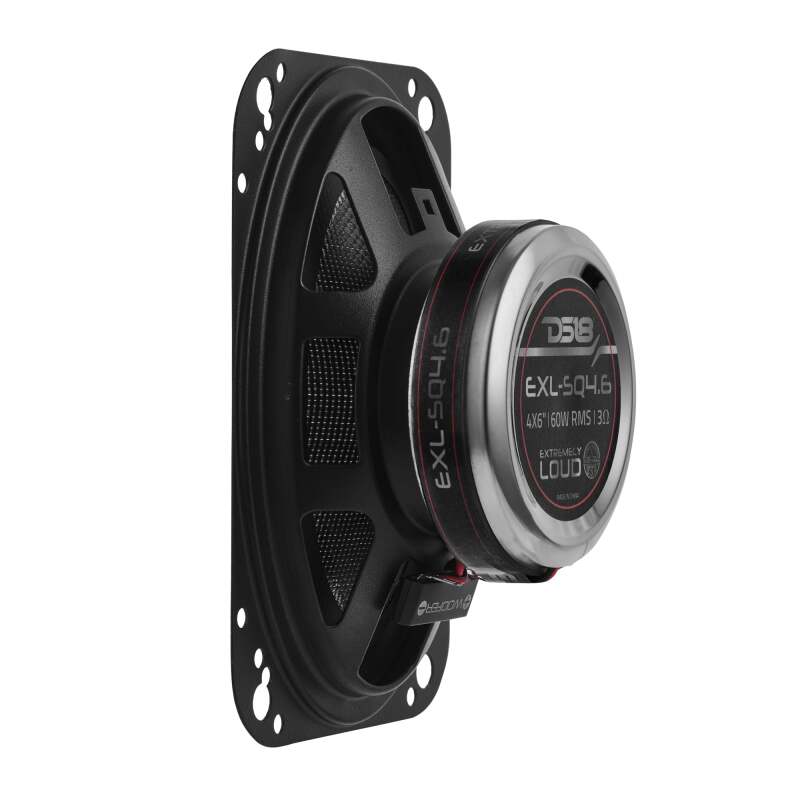 Picture of DS18 4x6in 60 Watts RMS 3 ohm 2-Way Coaxial Speakers And Component System w/ Fiberglass Cone