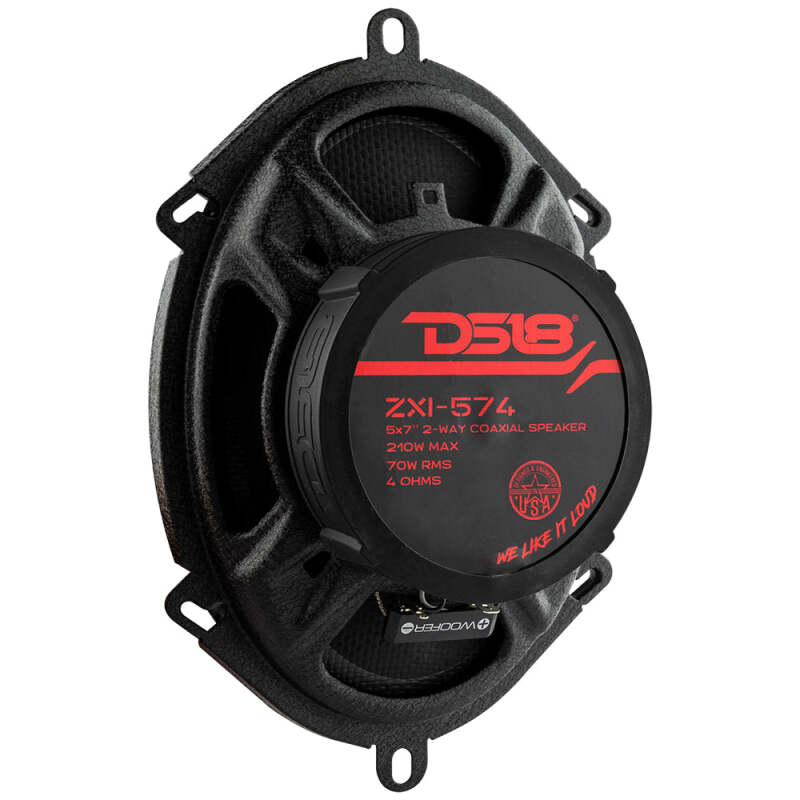 Picture of DS18 5x7in 70 Watts RMS 4 ohm 2-Way Coaxial Speaker w/ Kevlar Cones