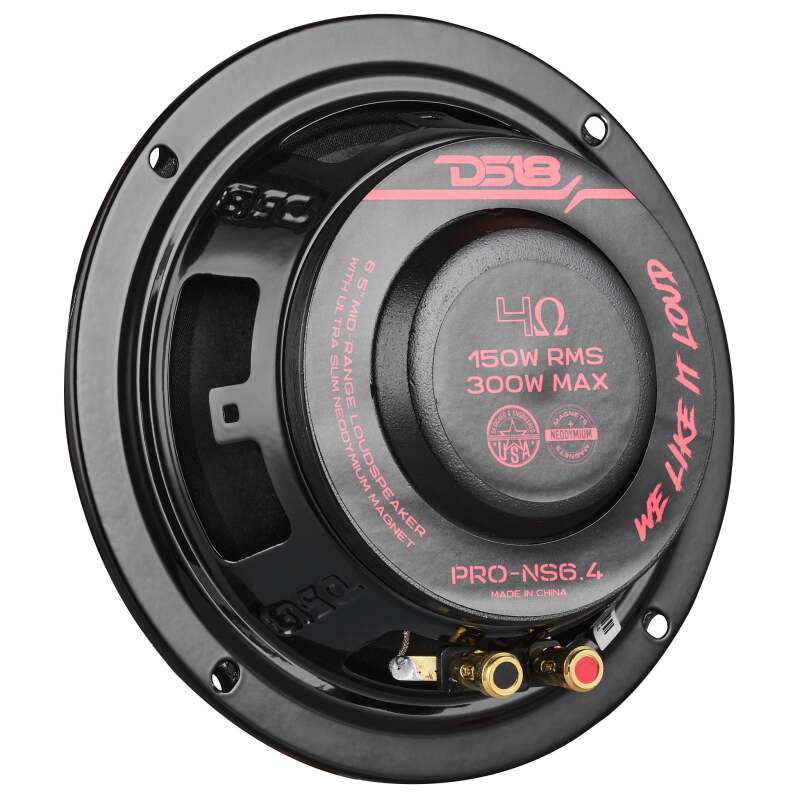 Picture of DS18 6.5in 150 Watts RMS 4 ohm Neodymium Shallow Full Range Loudspeaker