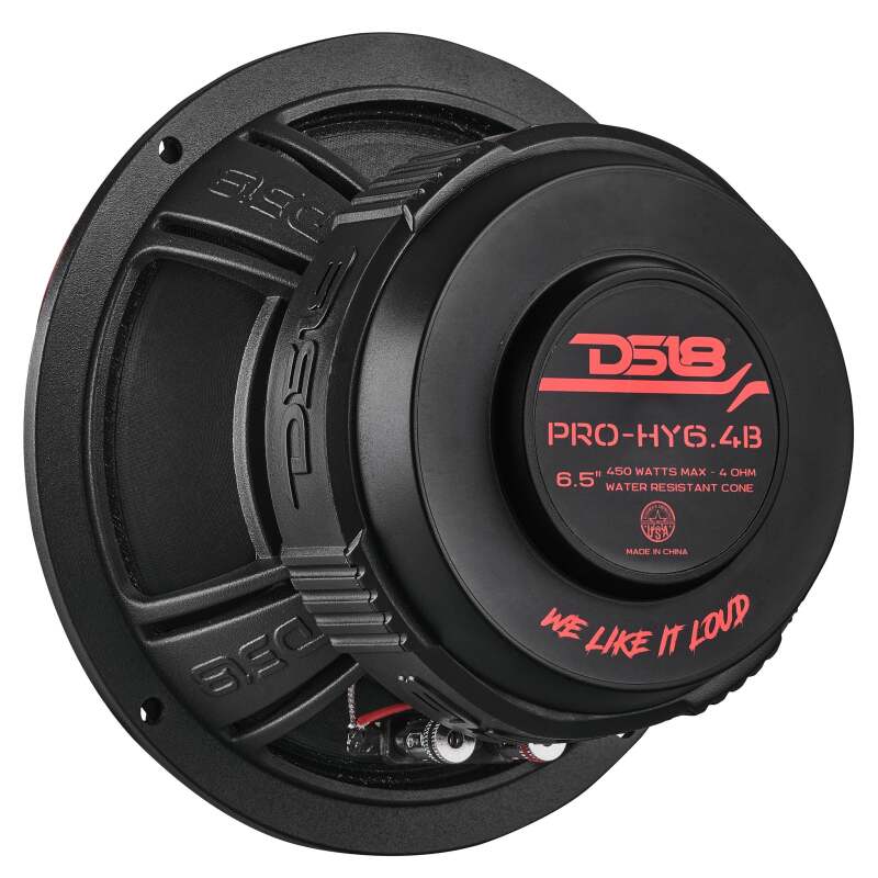 Picture of DS18 6.5in 225 Watts RMS 4 ohm Mid-Range Loudspeaker w/ Water Resistant Cone
