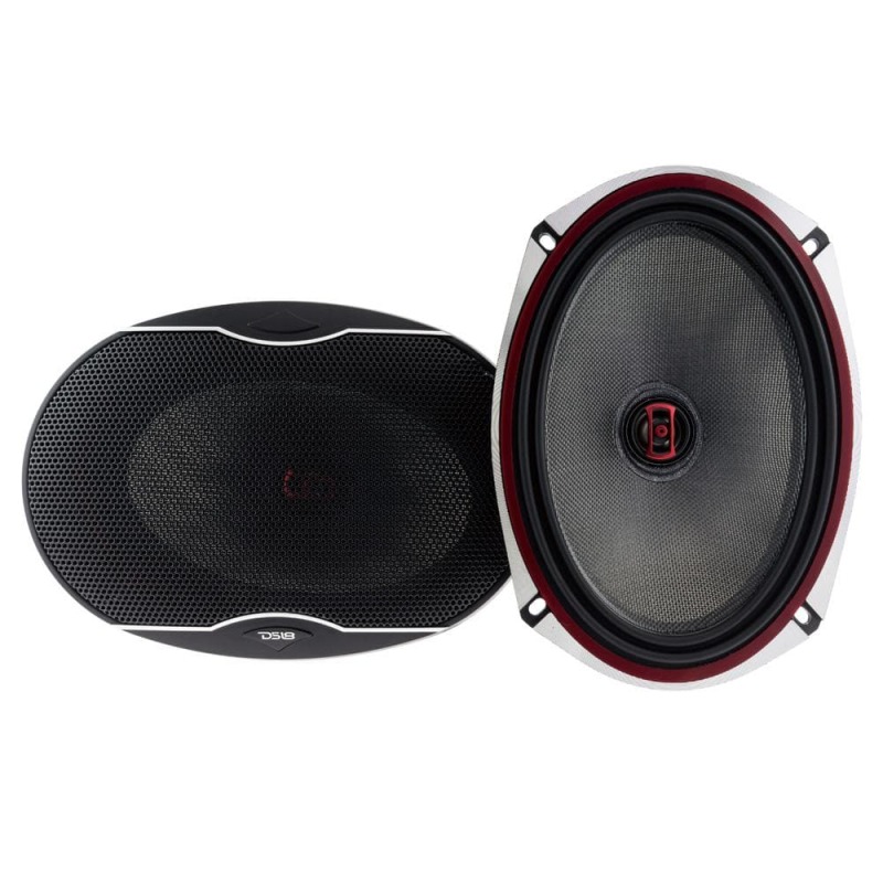 Picture of DS18 6x9in 160 Watts RMS 3 ohm 2-Way Coaxial Speakers And Component System w/ Fiberglass Cone