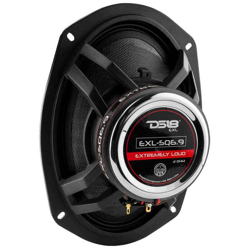 Picture of DS18 6x9in 160 Watts RMS 3 ohm 2-Way Coaxial Speakers And Component System w/ Fiberglass Cone