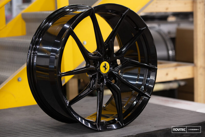 Picture of Vossen x Novitec NF8 21x11.5in - 5x114.3 BP - ET29 - Gloss Black Ferrari 296 Rear Wheel