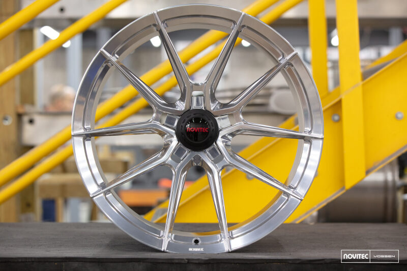 Picture of Vossen x Novitec NF10 21x12in - 5x114.3 BP - ET47 - Brushed Gloss Clear Ferrari 458 Rear Wheel