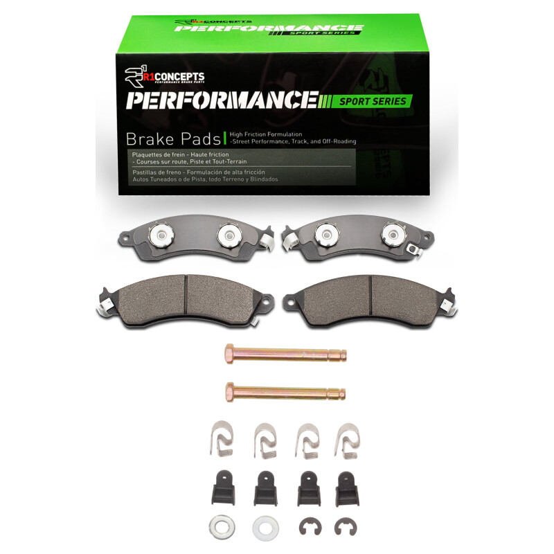 Picture of R1 1985-2004 Chevrolet Corvette Front R1 Performance Sport Pads & Hardware Kit