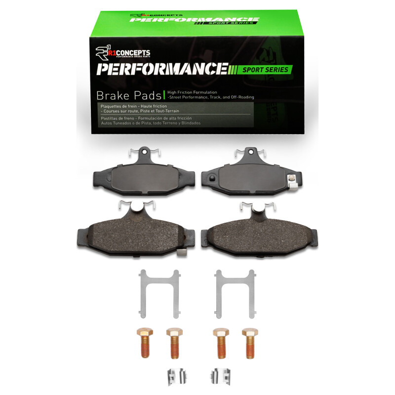 Picture of R1 1985-1997 Chevrolet Camaro Rear R1 Performance Sport Pads & Hardware Kit