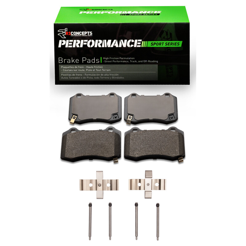 Picture of R1 2004-2024 Cadillac CTS Rear R1 Performance Sport Pads & Hardware Kit