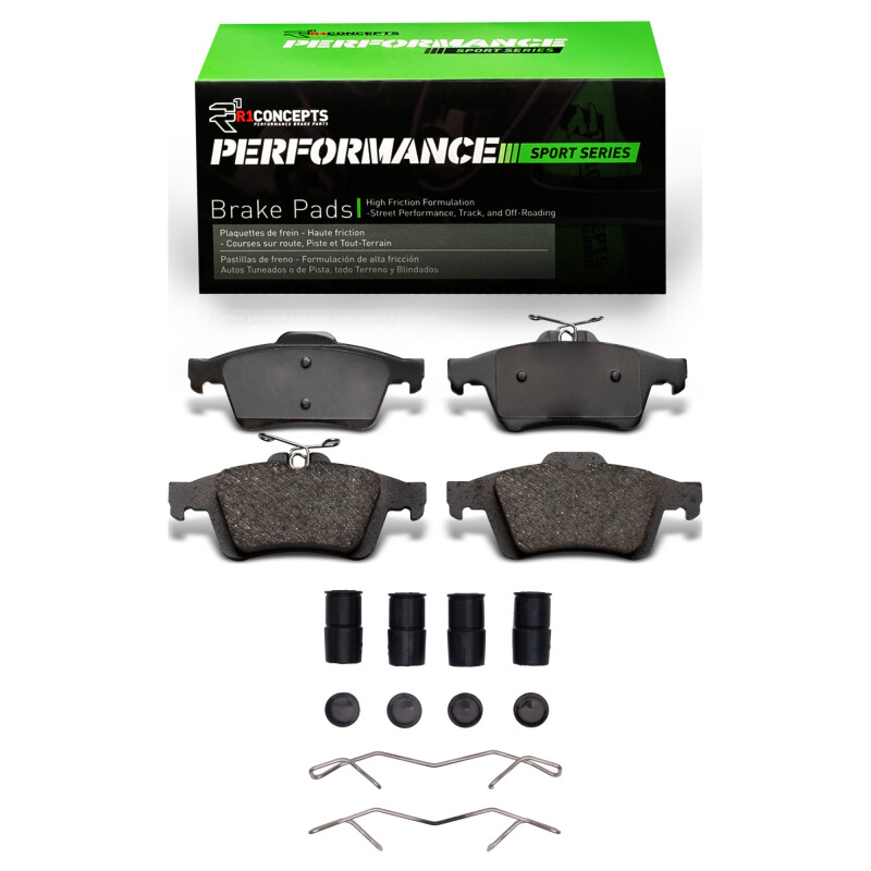 Picture of R1 2003-2023 Cadillac BLS (Mexico) Rear R1 Performance Sport Pads & Hardware Kit