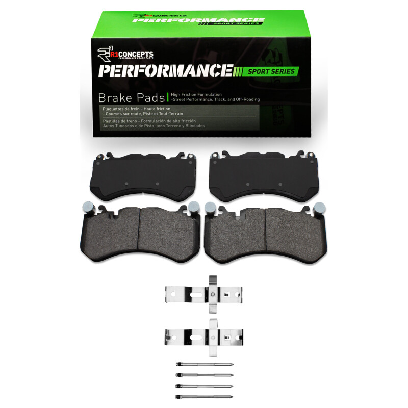 Picture of R1 2007-2025 Audi RS7 Front R1 Performance Sport Pads & Hardware Kit