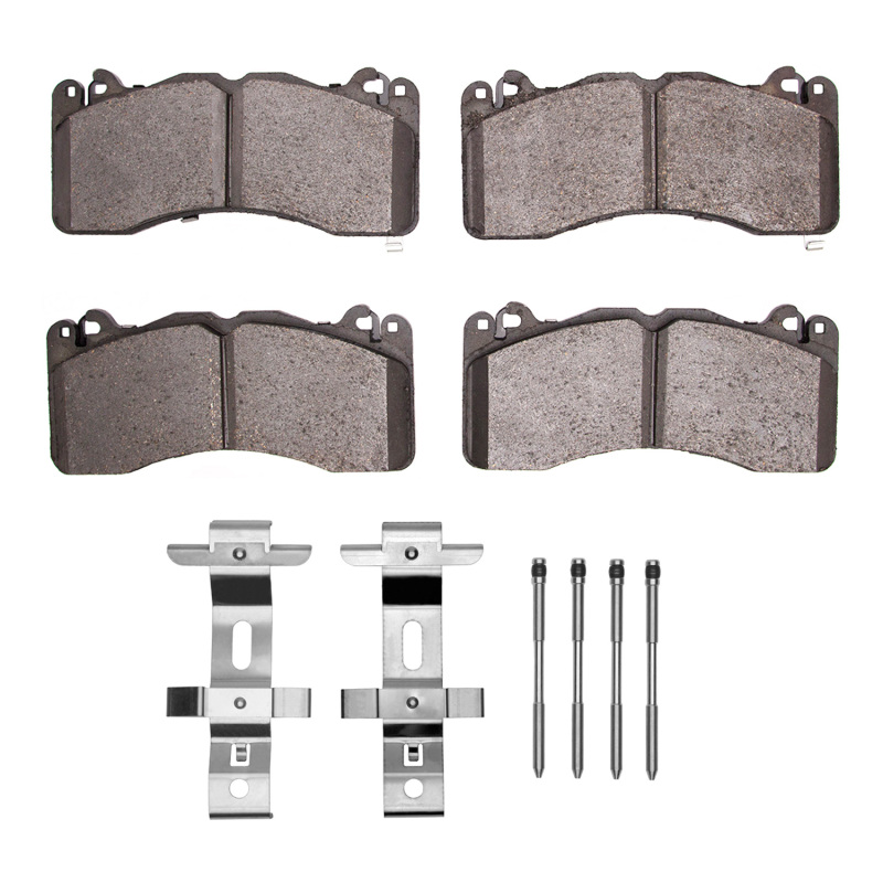 Picture of R1 2015-2023 Ford Mustang Front R1 Performance Sport Pads & Hardware Kit