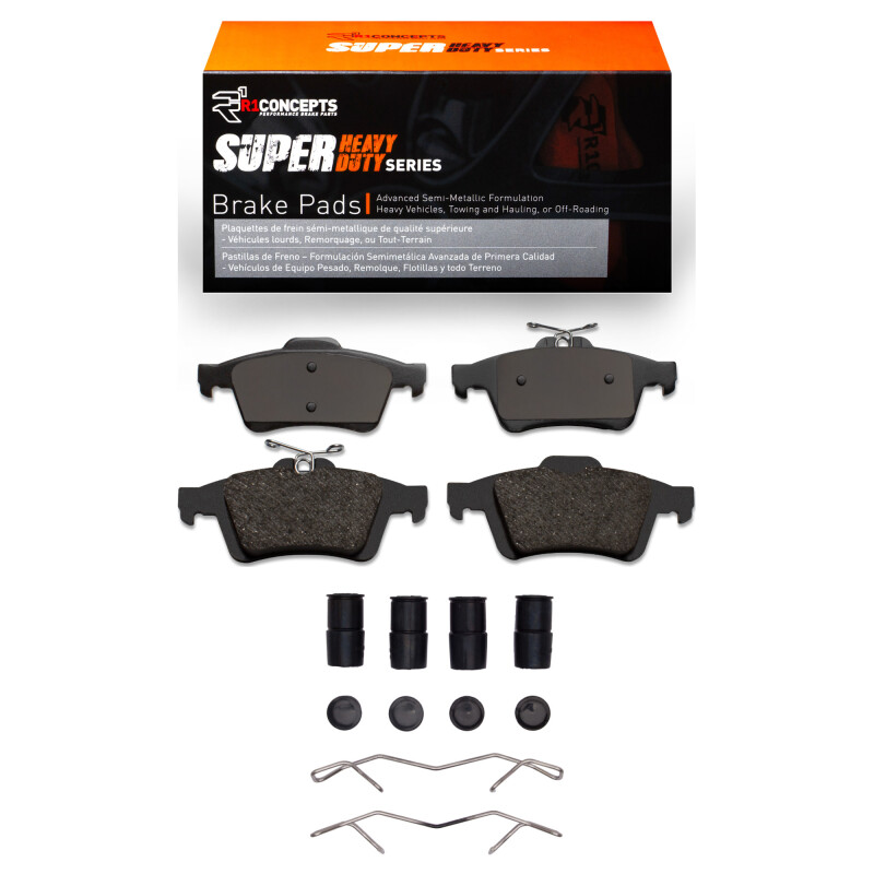 Picture of R1 2003-2023 Cadillac BLS (Mexico) Rear R1 Super Duty Pads & Hardware Kit