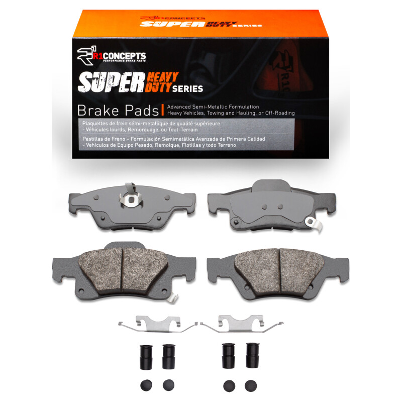 Picture of R1 2011-2025 Dodge Durango Rear R1 Super Duty Pads & Hardware Kit