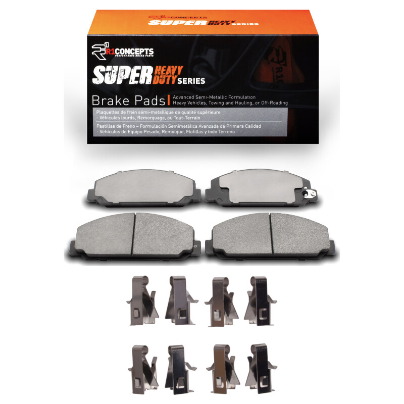 Picture of R1 2013-2020 Hino 195 Front/Rear R1 Super Duty Pads & Hardware Kit