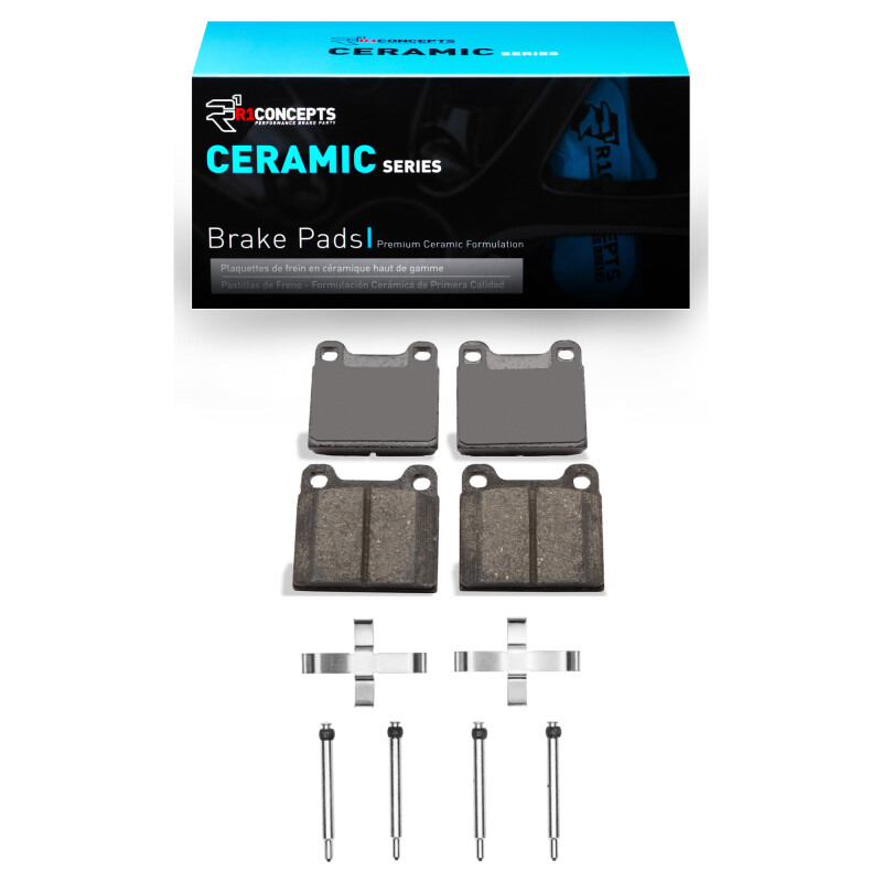 Picture of R1 1975-2004 Volvo 240 Rear R1 Ceramic Pads & Hardware Kit