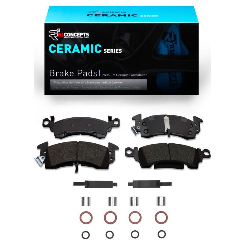 Picture of R1 1967-2002 Buick Skylark Front R1 Ceramic Pads & Hardware Kit