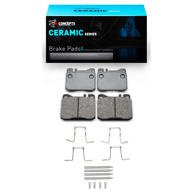 Picture of R1 1973-1979 Mercedes-Benz 300SD Front R1 Ceramic Pads & Hardware Kit
