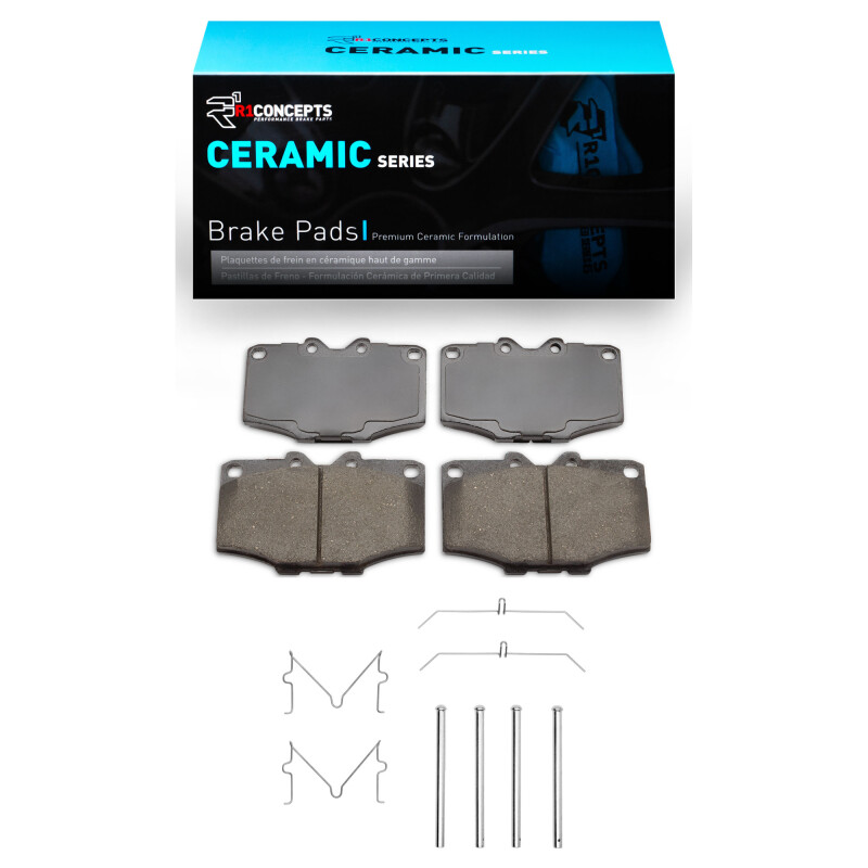 Picture of R1 1976-1989 Toyota 4Runner Front R1 Ceramic Pads & Hardware Kit