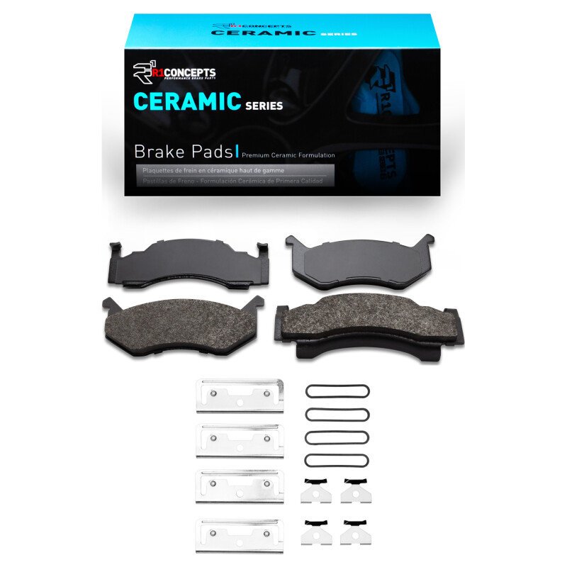 Picture of R1 1973-1997 Chrysler Newport Front R1 Ceramic Pads & Hardware Kit