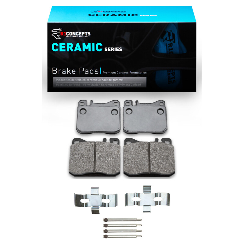 Picture of R1 1972-1979 Mercedes-Benz 350SL Front R1 Ceramic Pads & Hardware Kit