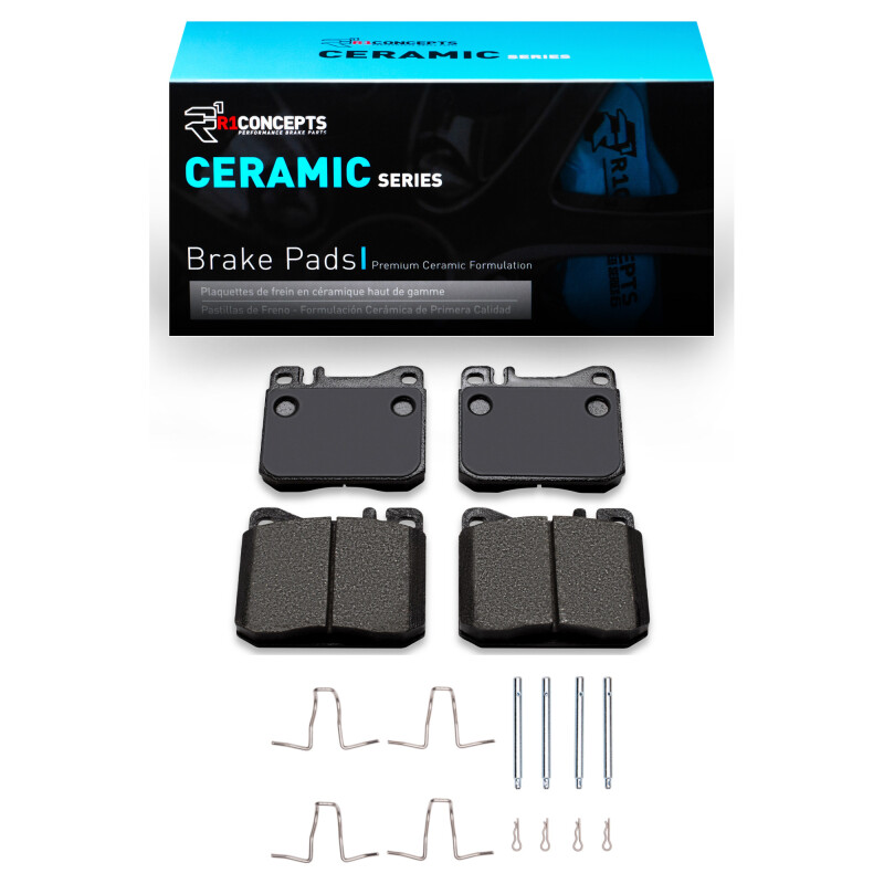 Picture of R1 1979-1985 Mercedes-Benz 280CE Front R1 Ceramic Pads & Hardware Kit