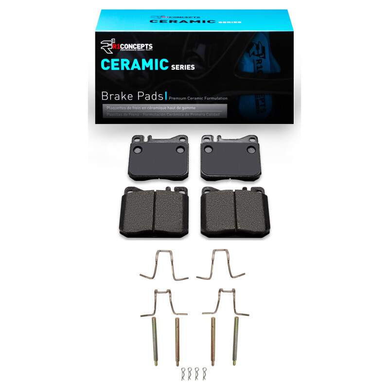 Picture of R1 1980-1985 Mercedes-Benz 300CD Front R1 Ceramic Pads & Hardware Kit