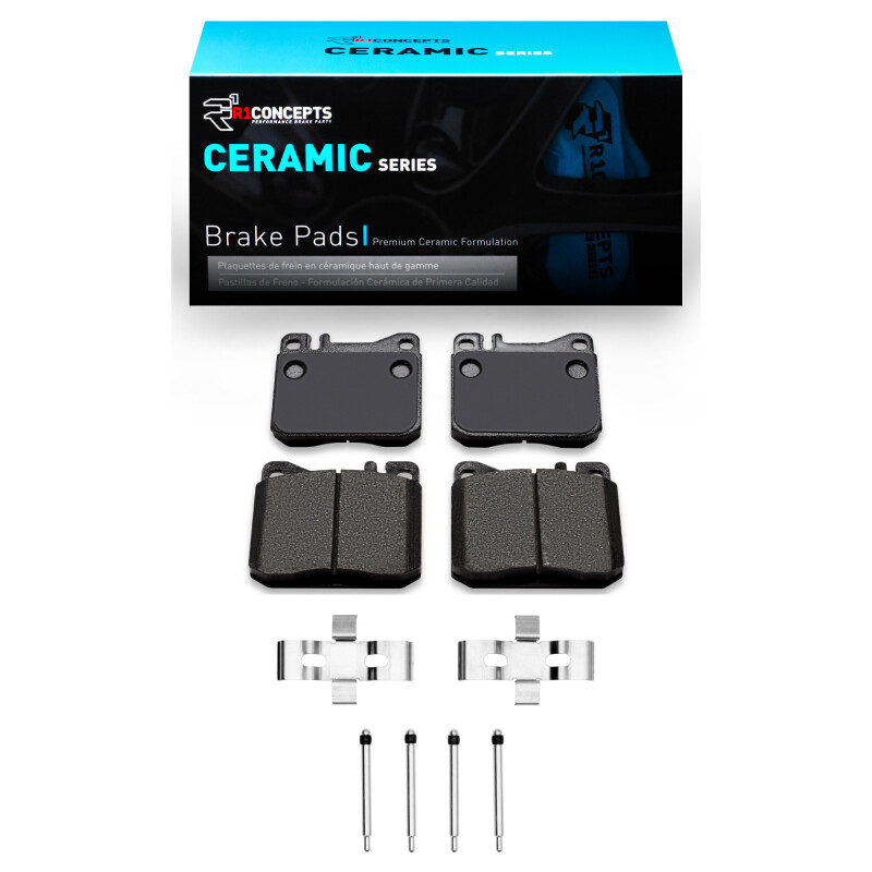 Picture of R1 1979-1985 Mercedes-Benz 380SE Front R1 Ceramic Pads & Hardware Kit