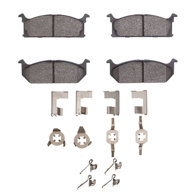 Picture of R1 1989-1994 Geo Metro Front R1 Ceramic Pads & Hardware Kit