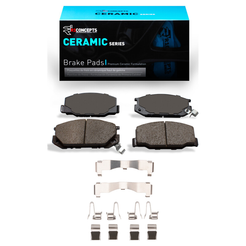 Picture of R1 1982-1985 Toyota Celica Front R1 Ceramic Pads & Hardware Kit