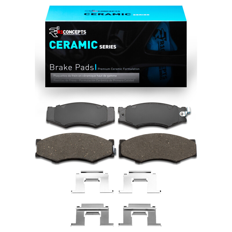 Picture of R1 1982-1997 Infiniti M30 Front R1 Ceramic Pads & Hardware Kit