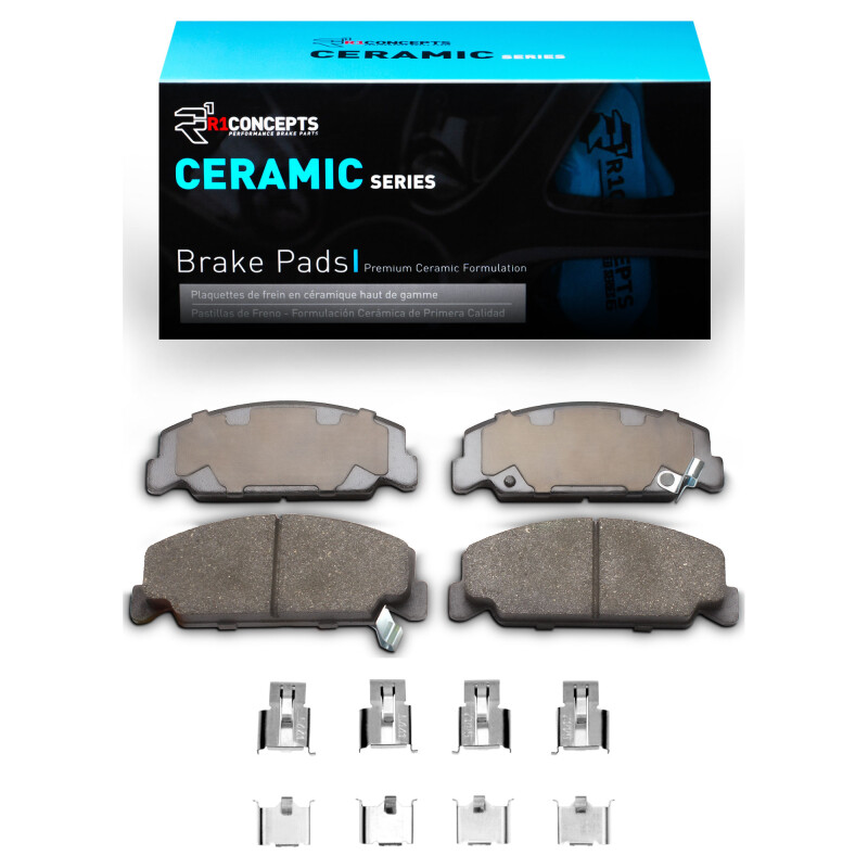 Picture of R1 1984-2000 Honda Accord Sedan Front R1 Ceramic Pads & Hardware Kit