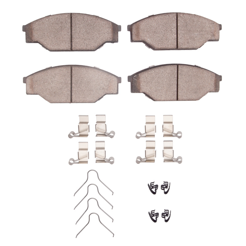 Picture of R1 1985-1993 Toyota Pickup Front R1 Ceramic Pads & Hardware Kit