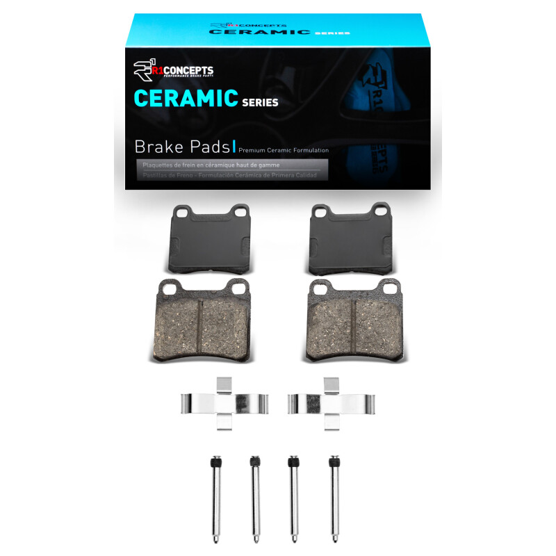 Picture of R1 1983-1989 Mercedes-Benz 190E Rear R1 Ceramic Pads & Hardware Kit