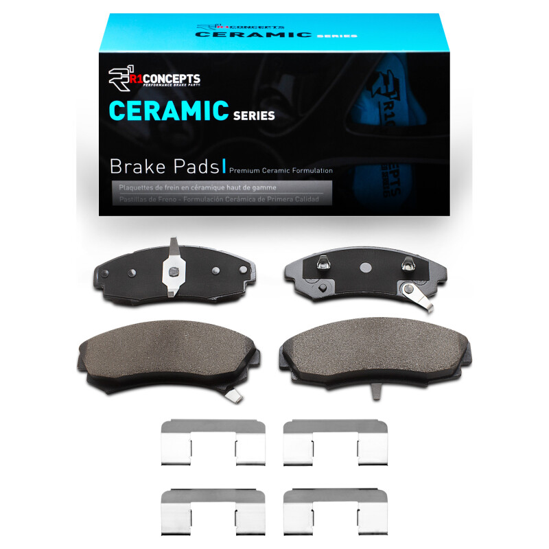 Picture of R1 1986-1992 Buick Reatta Front R1 Ceramic Pads & Hardware Kit