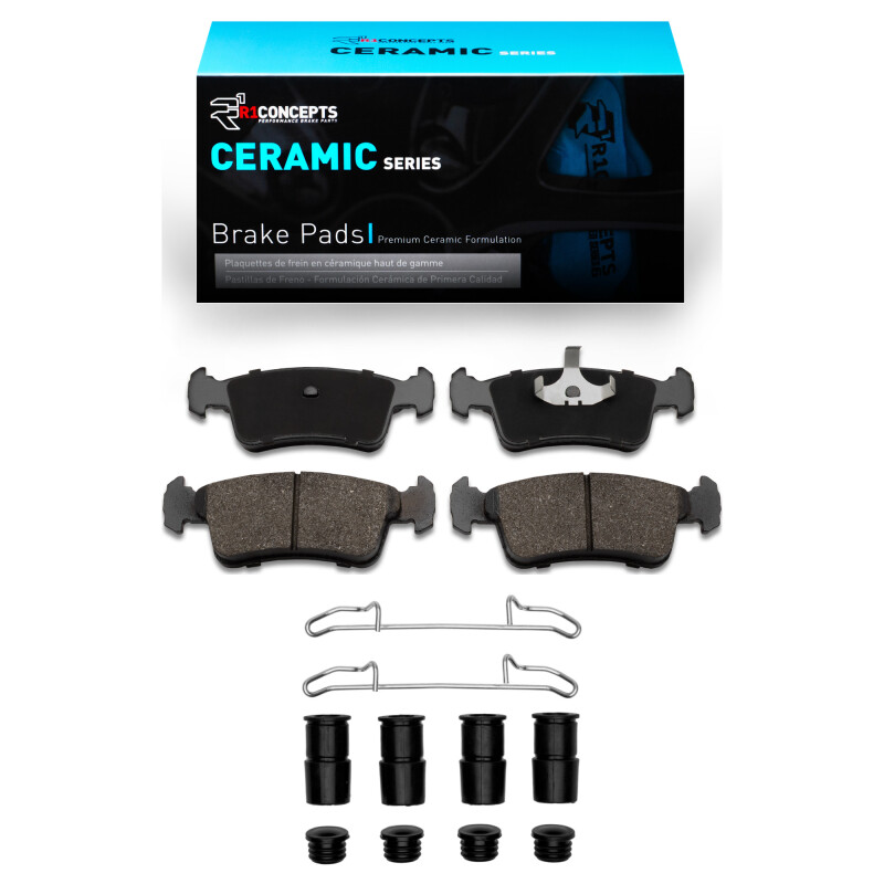 Picture of R1 1986-1994 Suzuki Samurai Front R1 Ceramic Pads & Hardware Kit