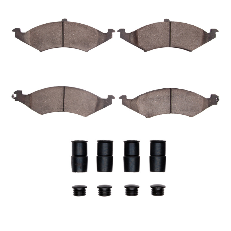 Picture of R1 1986-1993 Ford Taurus (Excl SHO) Front R1 Ceramic Pads & Hardware Kit