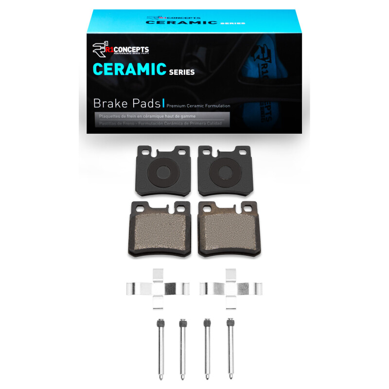 Picture of R1 1987-2000 Mercedes-Benz SL320 Rear R1 Ceramic Pads & Hardware Kit