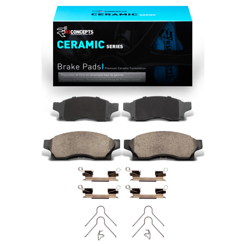 Picture of R1 1991-1991 Toyota MR2 Front R1 Ceramic Pads & Hardware Kit