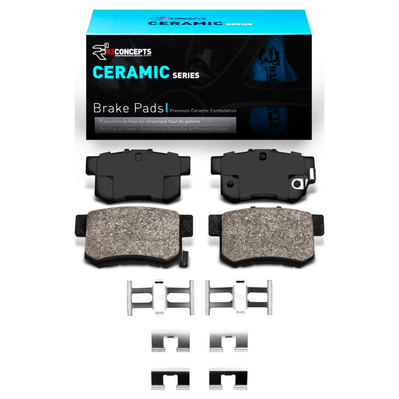 Picture of R1 1987-2022 Acura TL Rear R1 Ceramic Pads & Hardware Kit